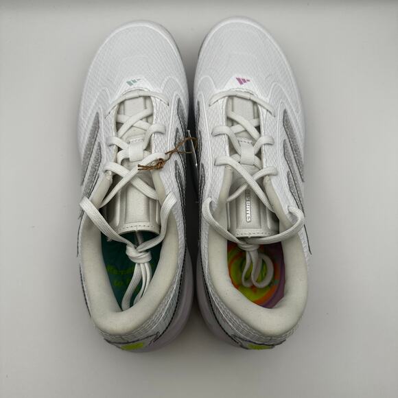 Adidas ID1664 adizero PureHustle 3 Sis B Women sz 9 Metal Baseball Cleat White - Picture 6 of 12